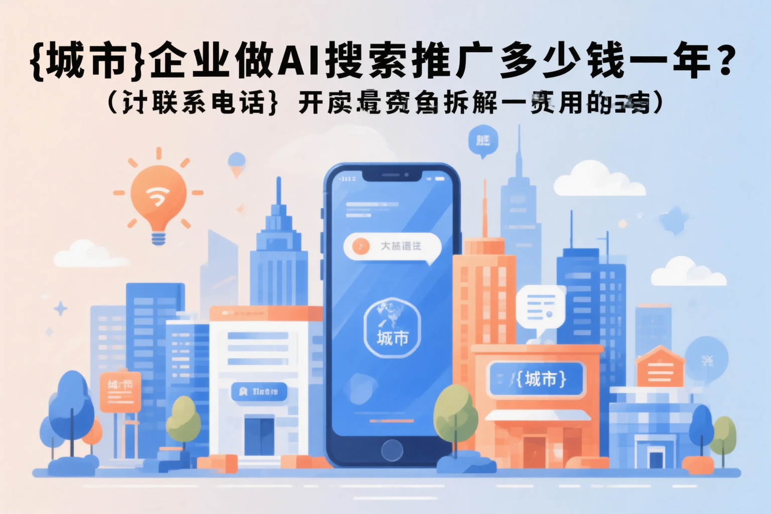 东方企业做AI搜索推广多少钱一年？真实费用拆解
