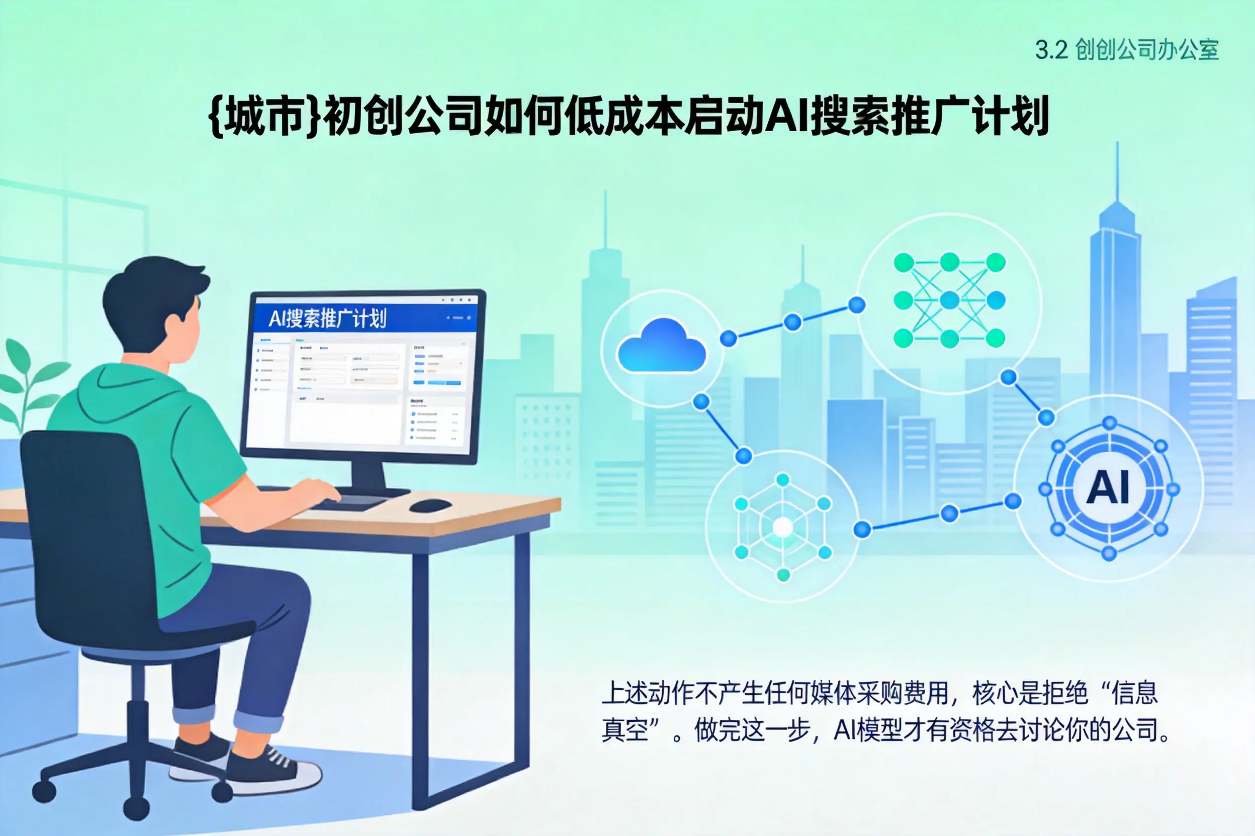 东方初创公司如何低成本启动AI搜索推广计划