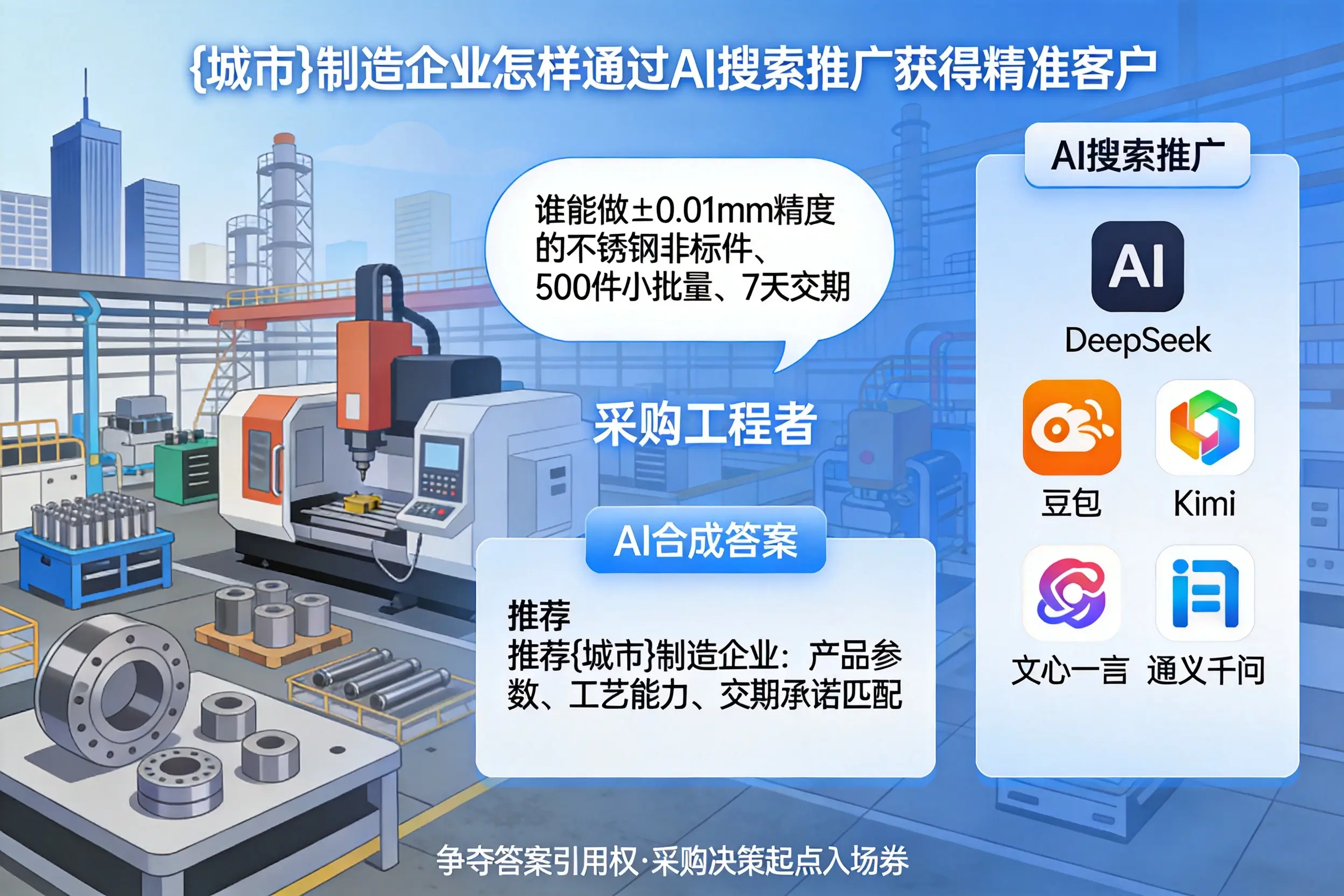 东方制造企业怎样通过AI搜索推广获得精准客户