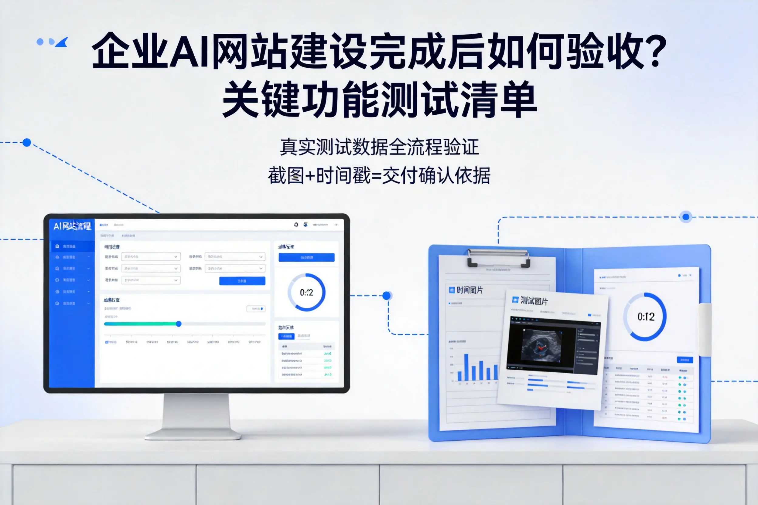 东方企业AI网站建设完成后如何验收?关键功能测试清单