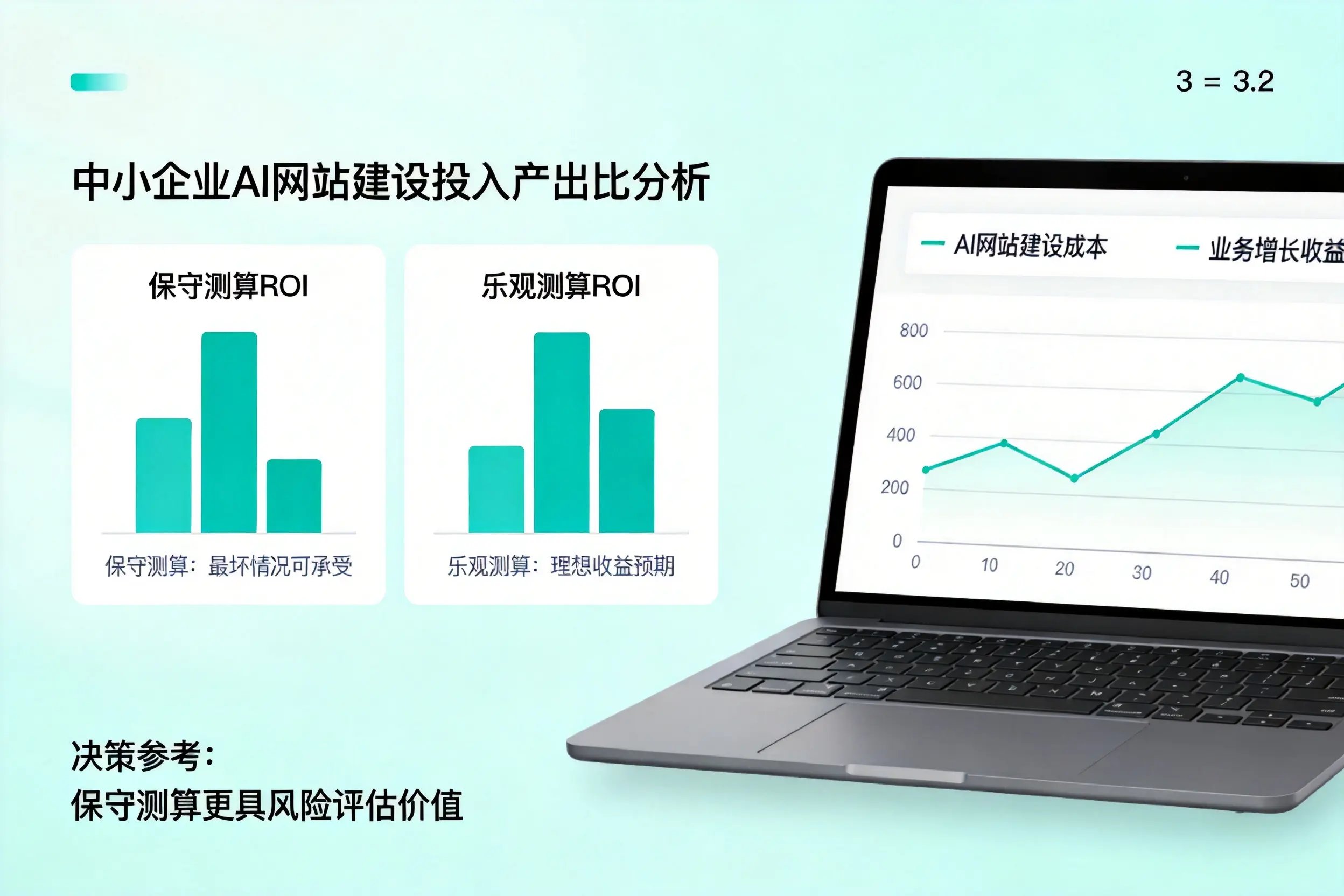 东方中小企业AI网站建设投入产出比怎么算？先看这份分析