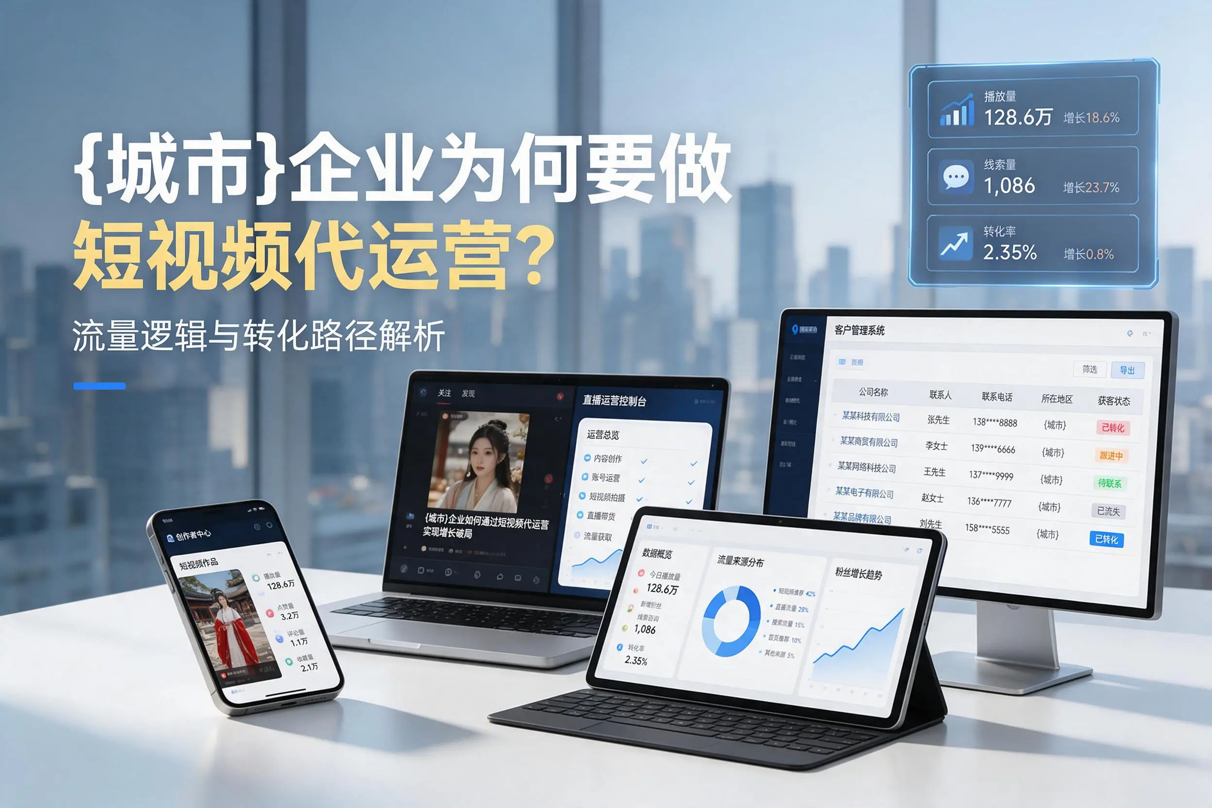 东方企业为何要做短视频代运营？流量逻辑与转化路径解析