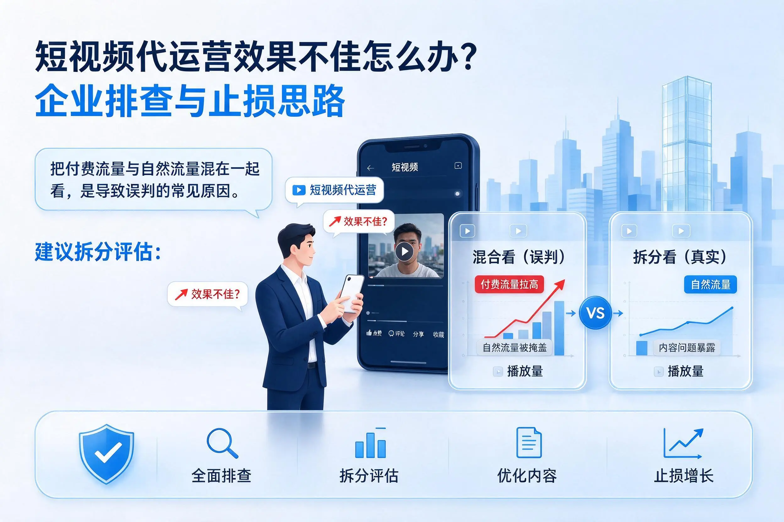 短视频代运营效果不佳怎么办？东方企业排查与止损思路