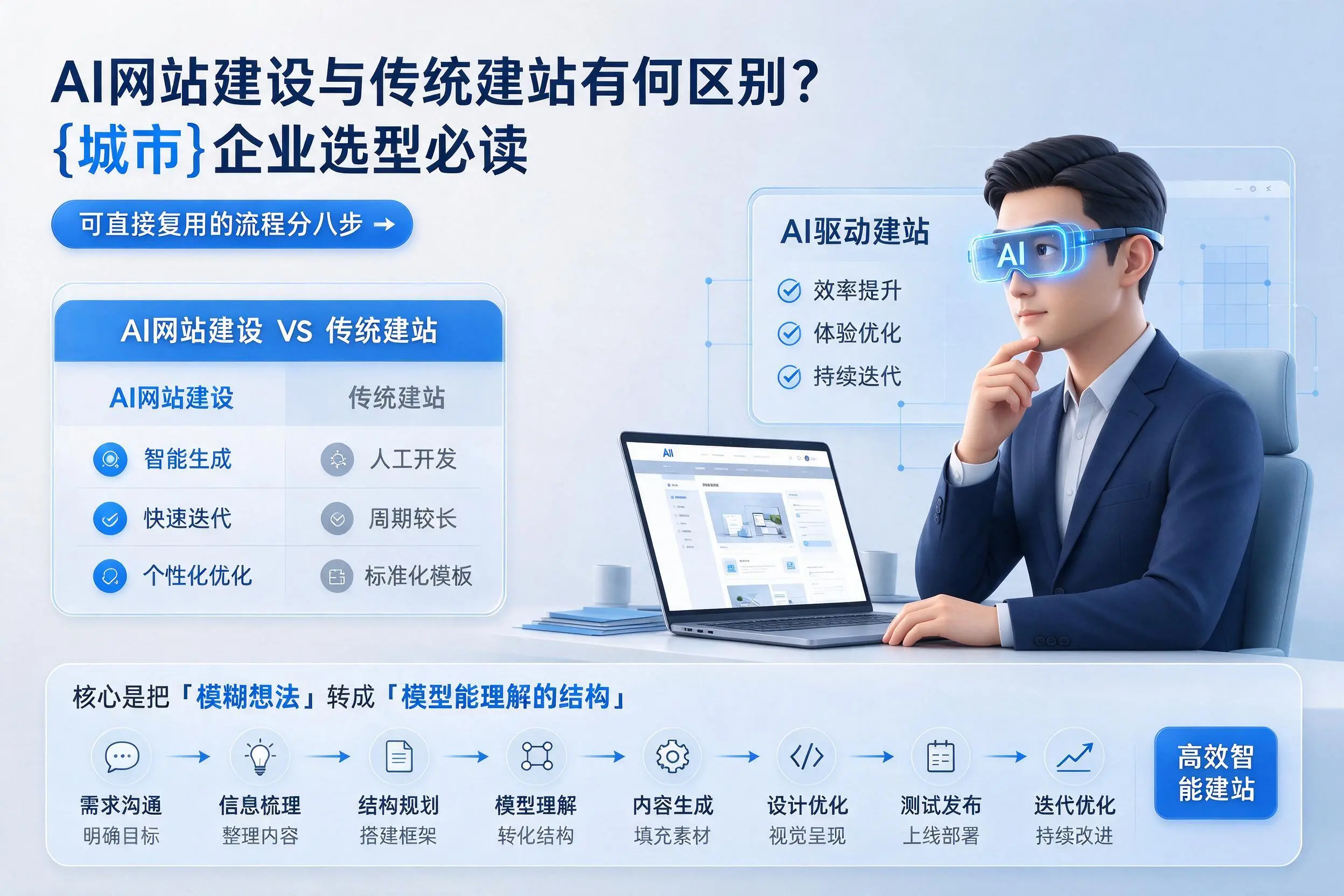 AI网站建设与传统建站有何区别？东方企业选型必读