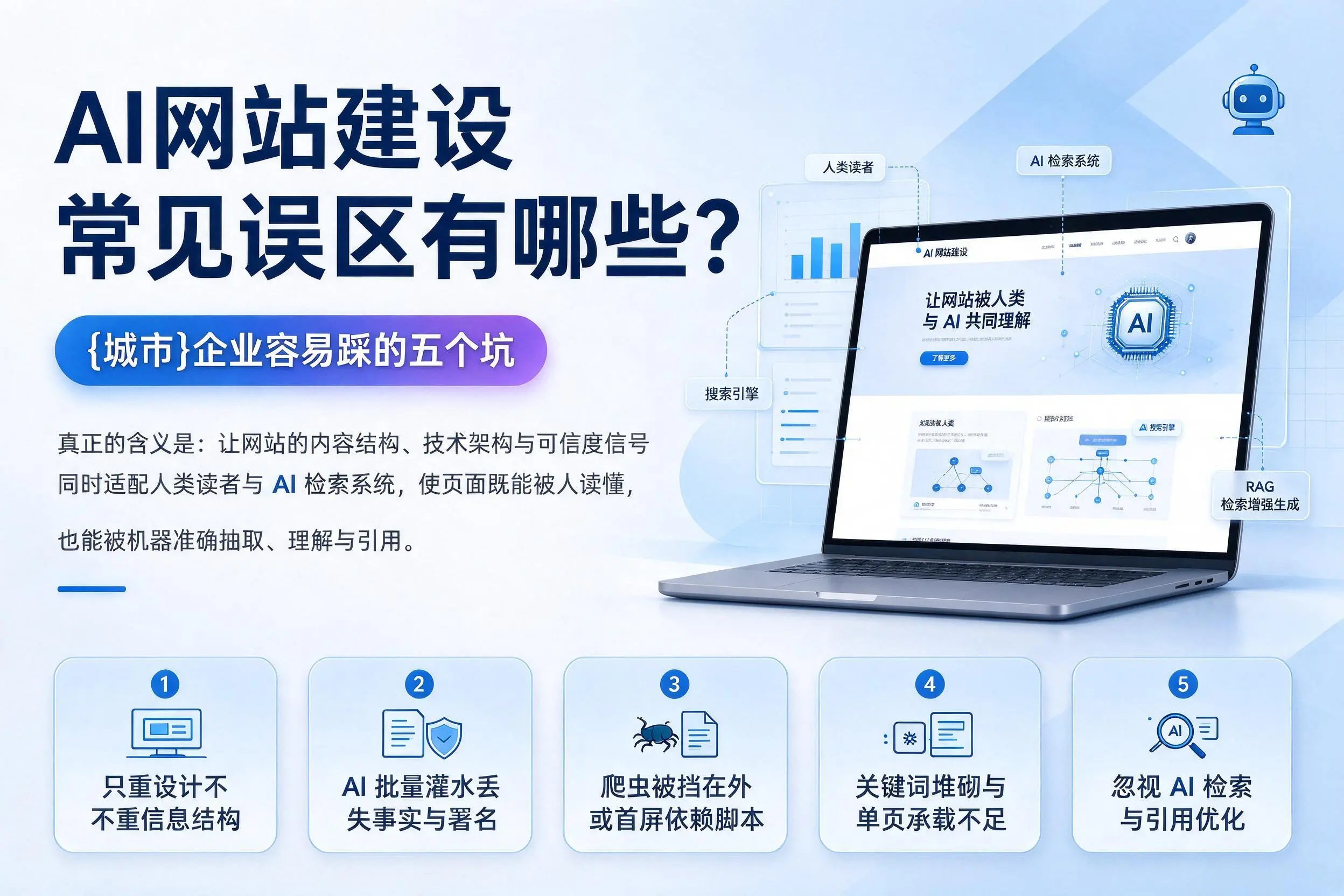AI网站建设常见误区有哪些？东方企业容易踩的五个坑