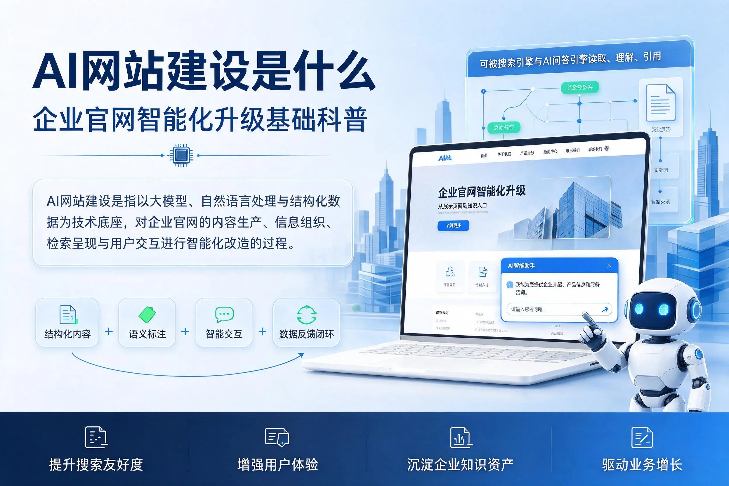 AI网站建设是什么：东方企业官网智能化升级基础科普
