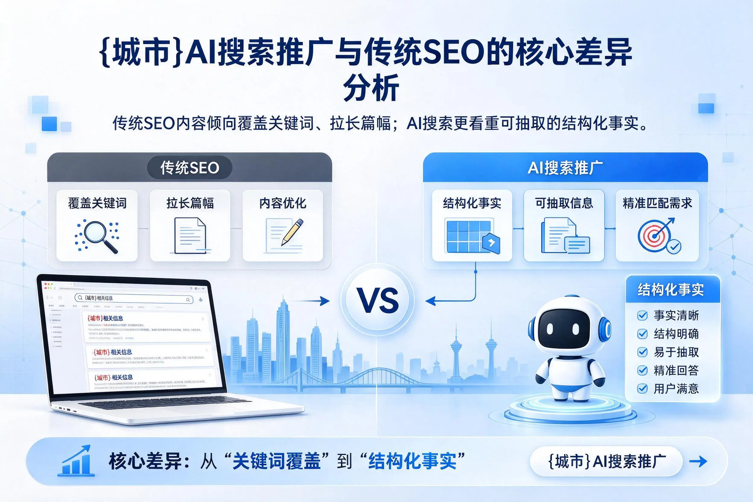 东方AI搜索推广与传统SEO的核心差异分析